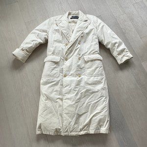 Vintage Ralph Lauren Down Duvet Coat White Size Large